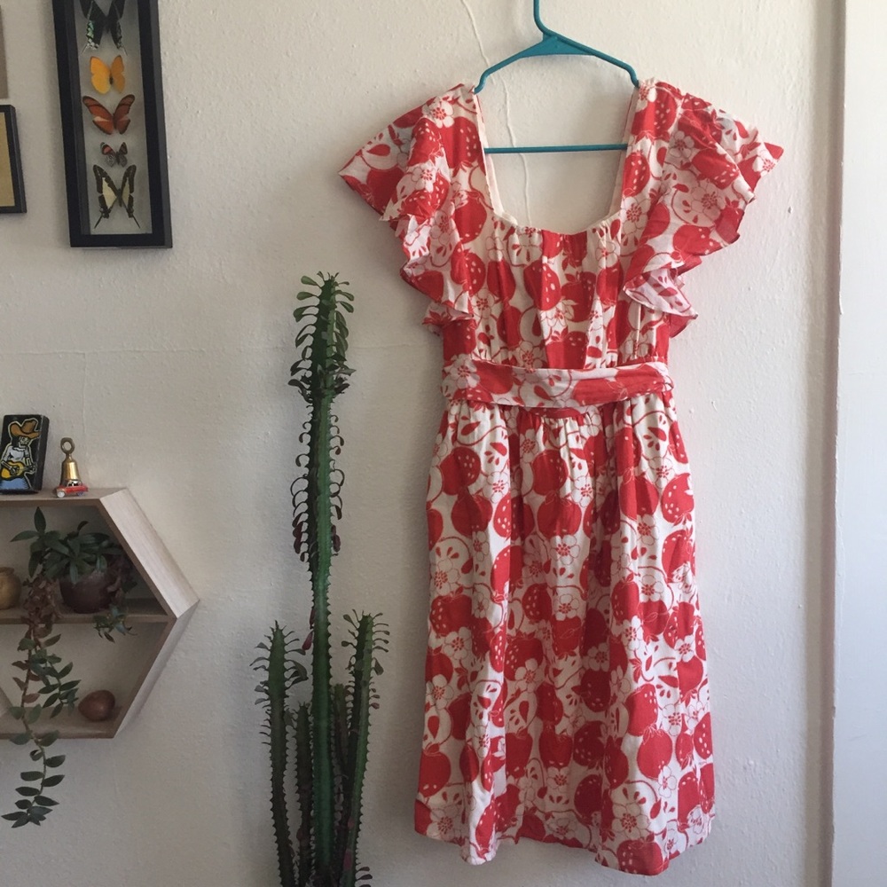 Adorable Apple Print Dress from Modcloth